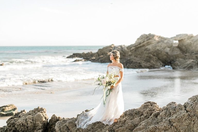 Inspiration for a Malibu elopement at Leo Carrillo State Beach
